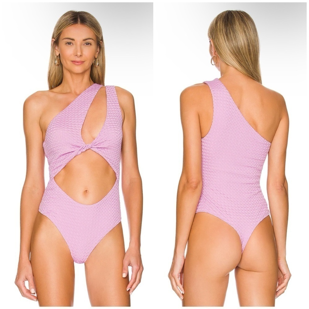 Camila Coelho Anna Bodysuit in Soft Lavender Size M